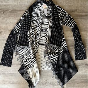 Roxy tribal reversible cardigan